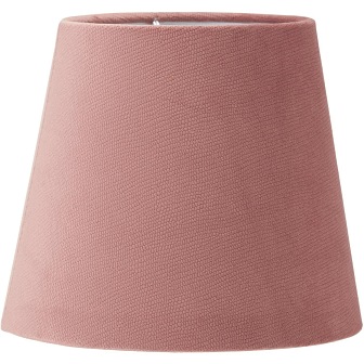 Aksamitny abażur Mia Studio Pink różowy